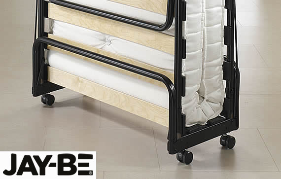 Jay-Be Jubilee with Micro e-Pocket® Sprung Mattress - Single Folding Bed - Castors