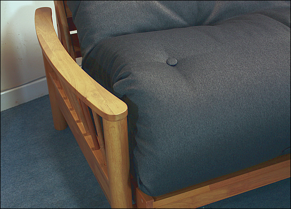 Bento 2 Seat Futon Sofa Bed - Bento - 2 Seat Futon Sofa Bed - Arm Detail