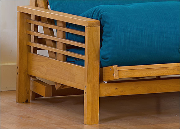 Detroit 2 Seat Futon Sofa Bed - Detroit - 2 Seat Futon Sofa Bed - Arm Detail