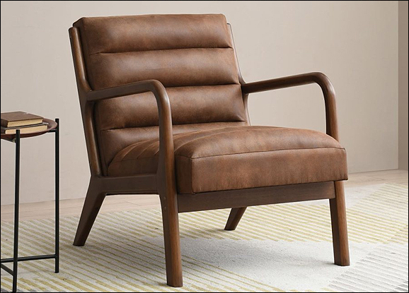 Kyoto Inca Achilles Brown PU Chair